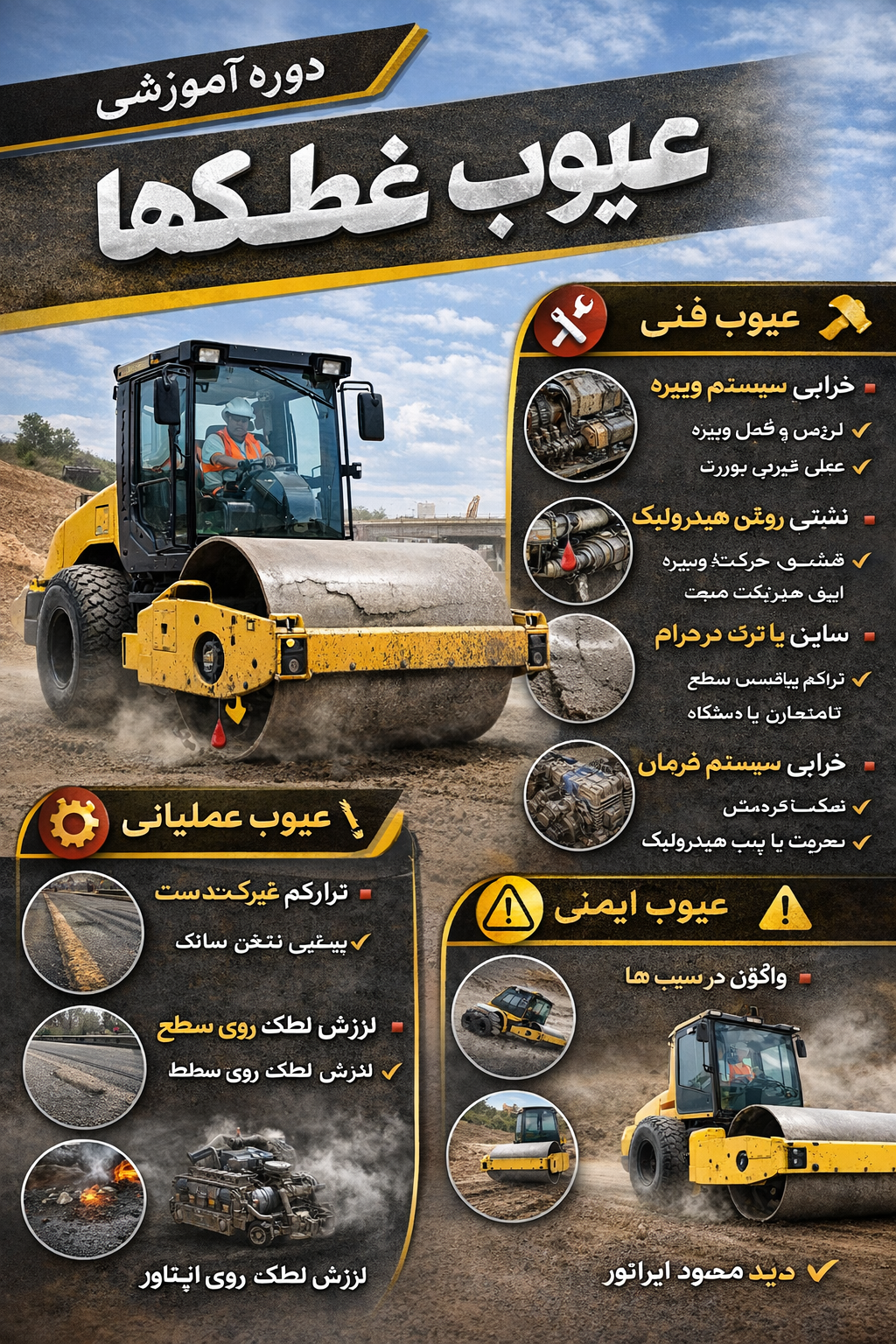 غلطکها-عیوب غلطکها